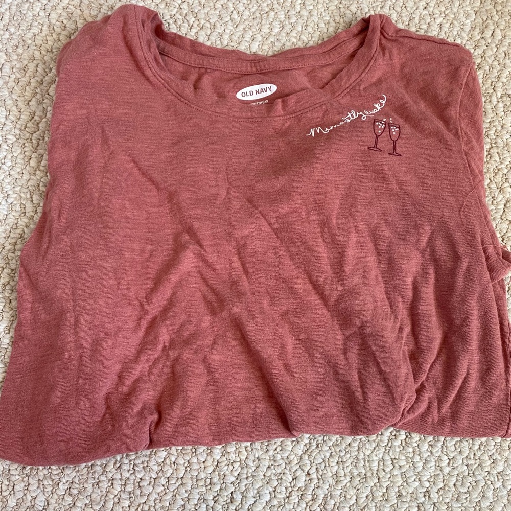 Old Navy Graphic Tee ‘Mimostly Awake’, Size S